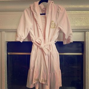 Vintage Juicy Coutoure Scripted Velour Robe